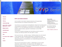 Tablet Screenshot of bvvp-berlin.de